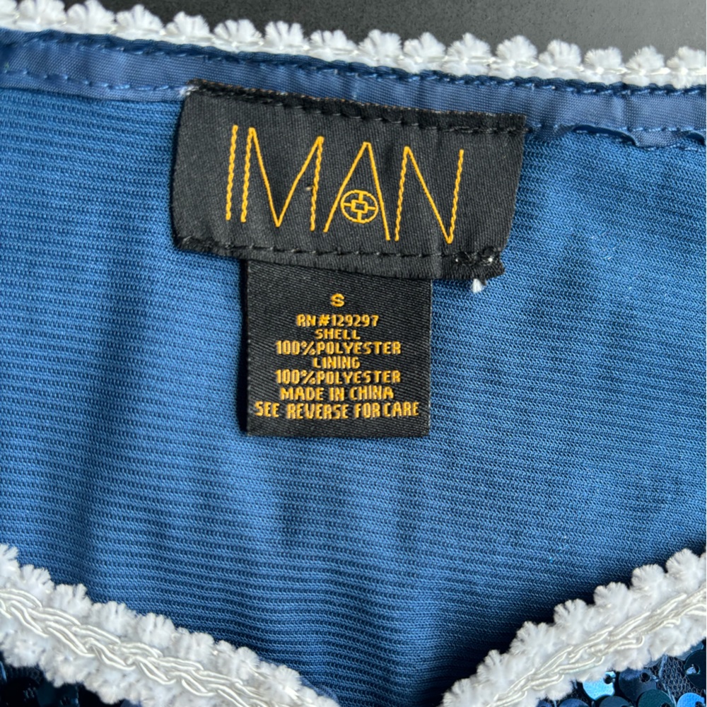 Iman Sequence Blue Jacket. Size S. Lightweight. I… - image 8
